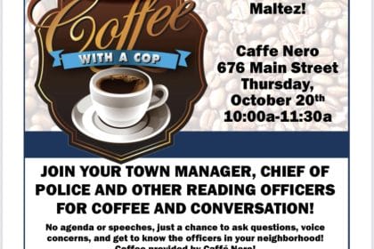 Coffee with a Cop Reading MA