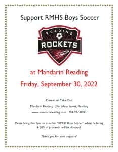 RMHS Boys Soccer Fundraiser