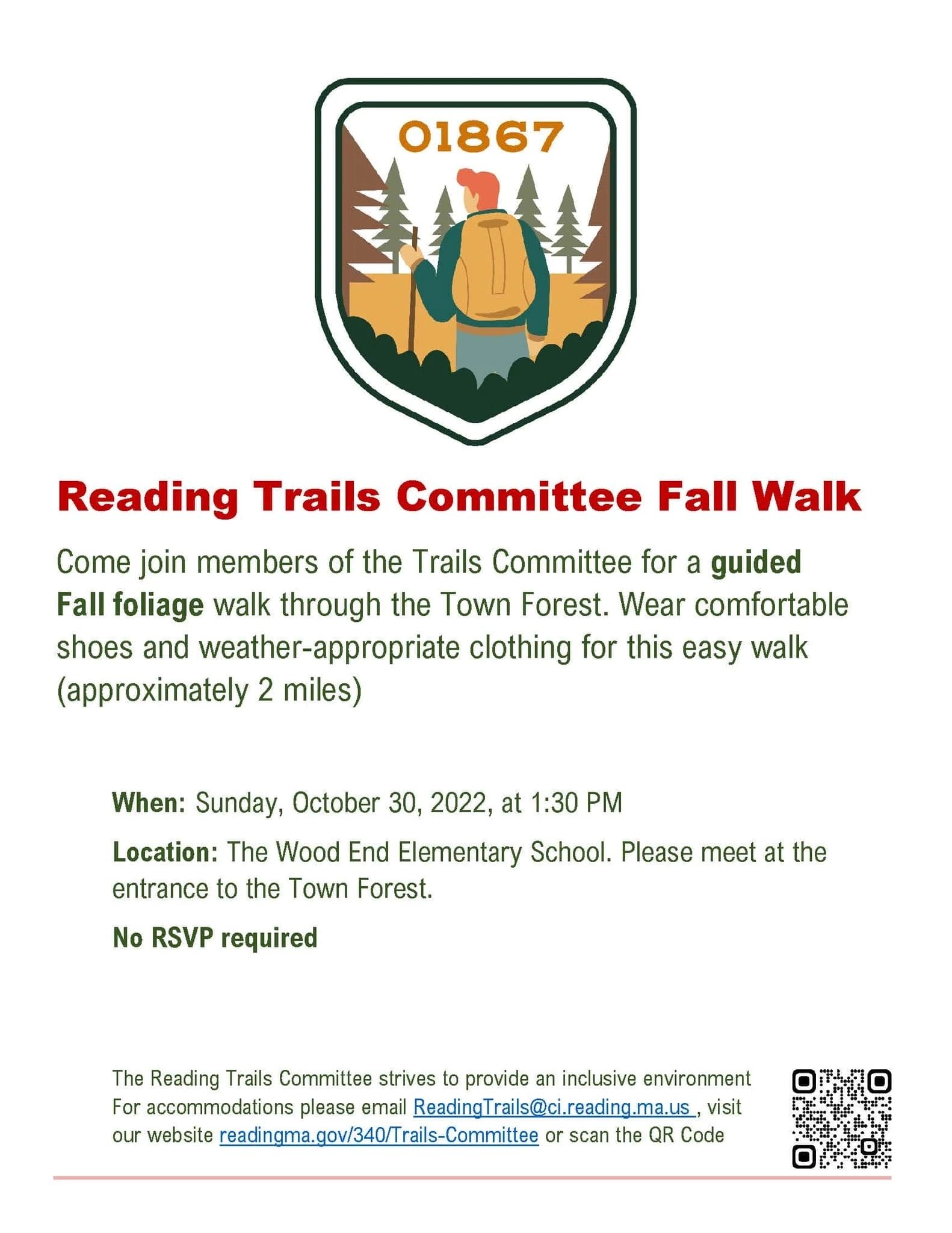 Reading Trails Fall Walk