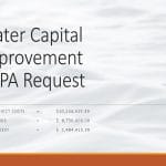 page 4 from the ARPA packet with the Water ARPA request.