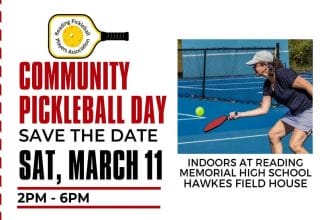 Community Pickleball Day March Reading MA