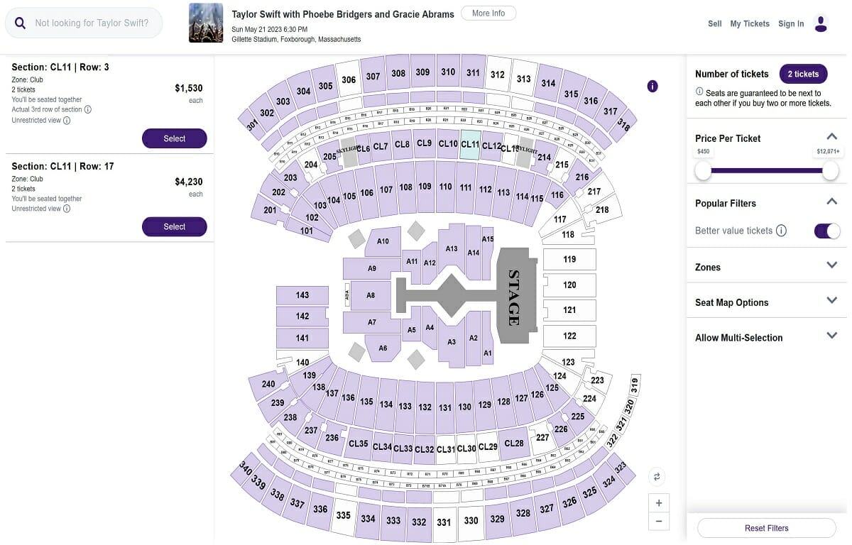 Section 118 at Empower Field 