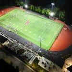Aerial view of the September 8th home game vs Melrose.