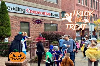 Haven Street during downtown Trick or Treat 2022