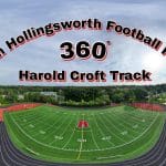 John Hollingsworth Football Field & Harold Croft Track - 360° Rotatable Drone Photo - September 2023
